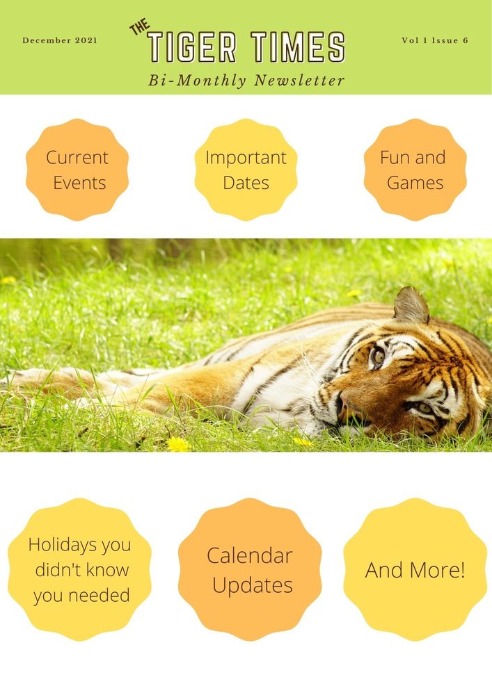 March Newsletter Pt. 1