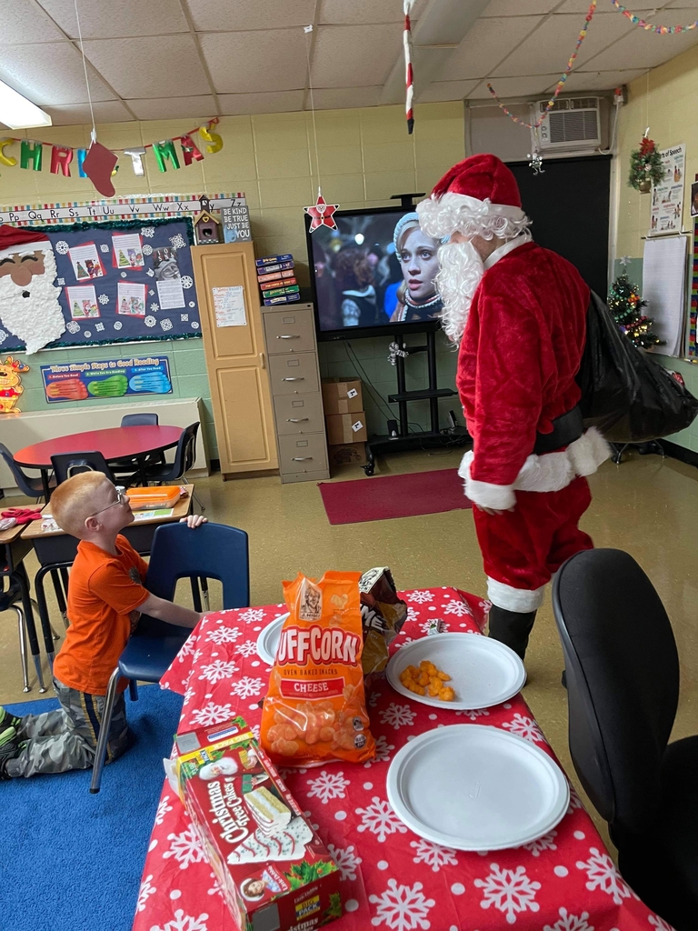 Santa with 2nd Grade 